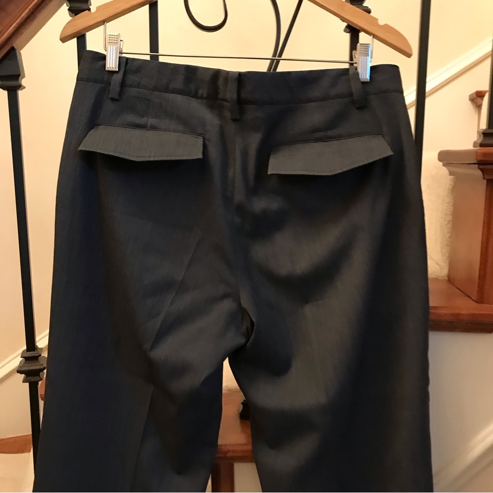 Banana Republic Martin Fit Gray Cuff Cropped Pants 12 - Picture 6 of 10